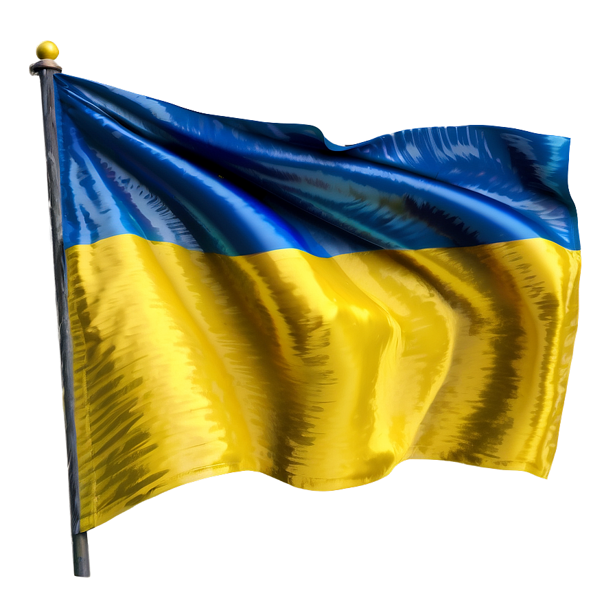 Ukraine Flag Sketch Png 24