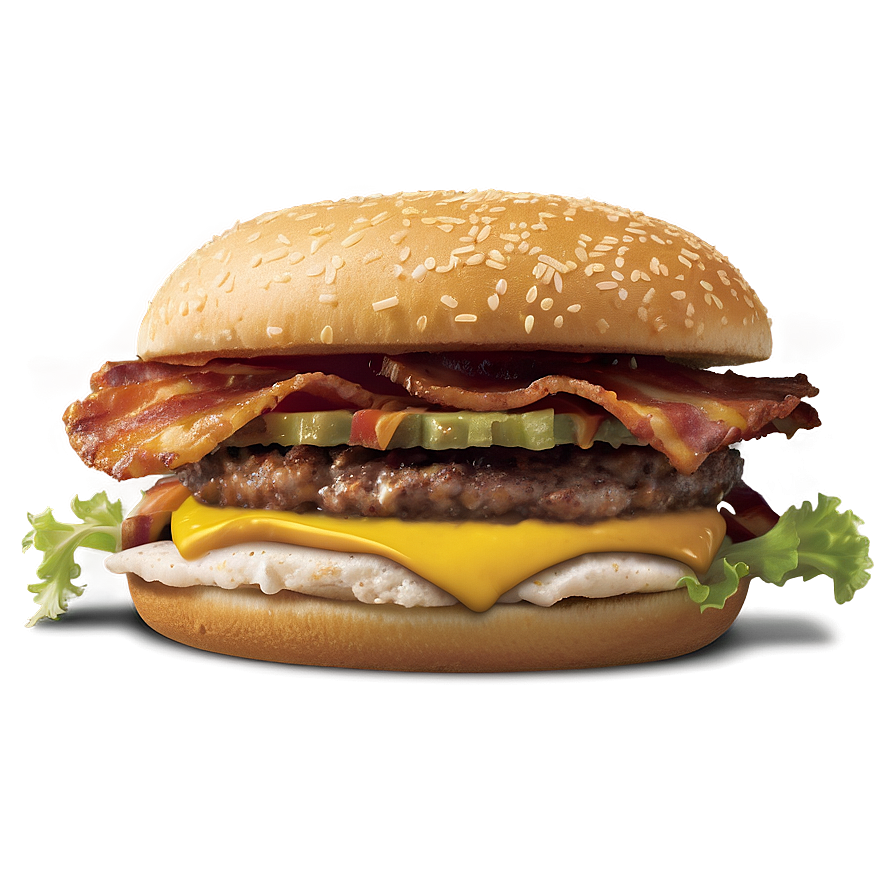 Ultimate Bacon Cheeseburger Png 05242024