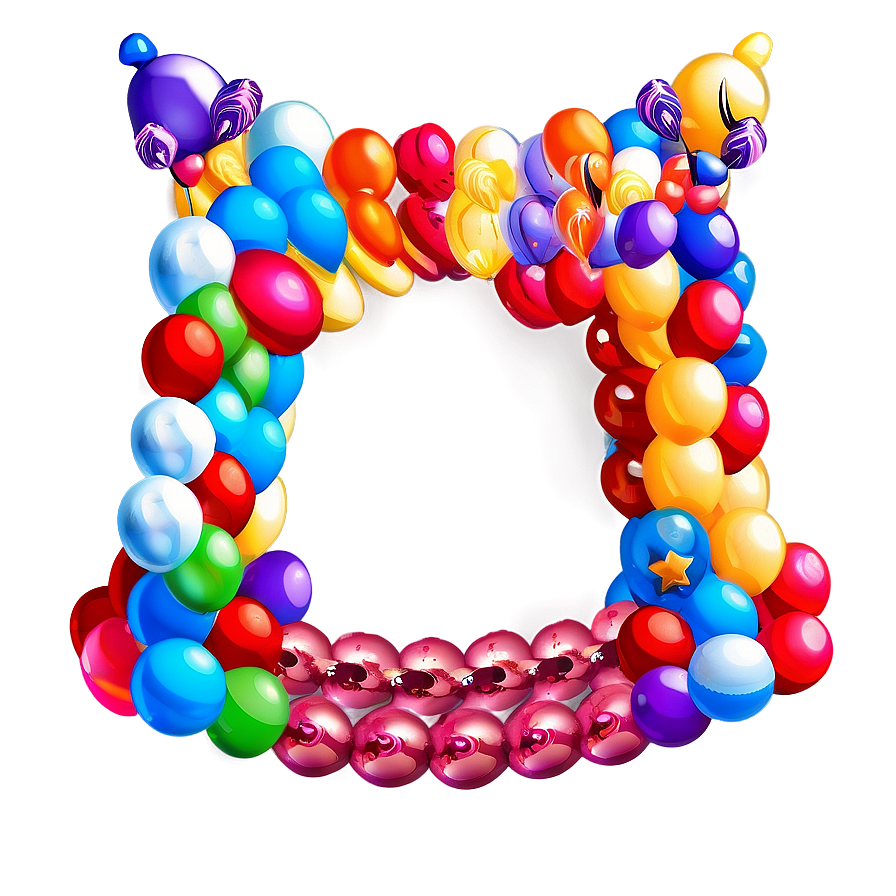 Ultimate Balloon Garland Decoration Png 06282024