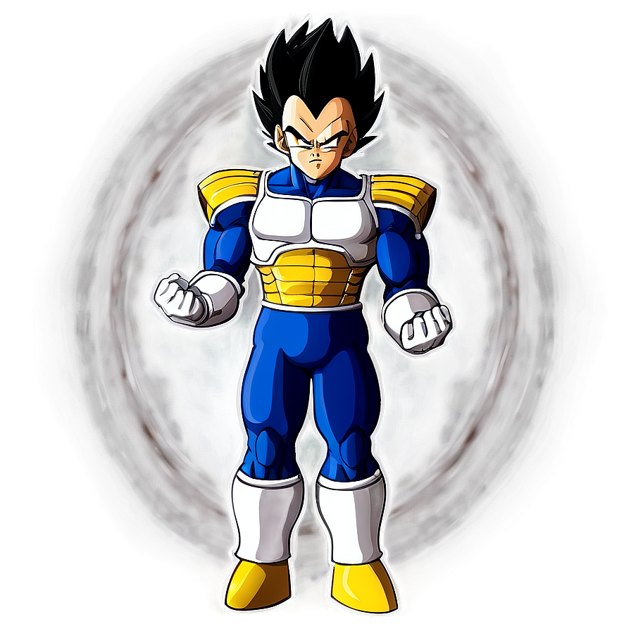 Ultra Ego Vegeta In Action Png 59