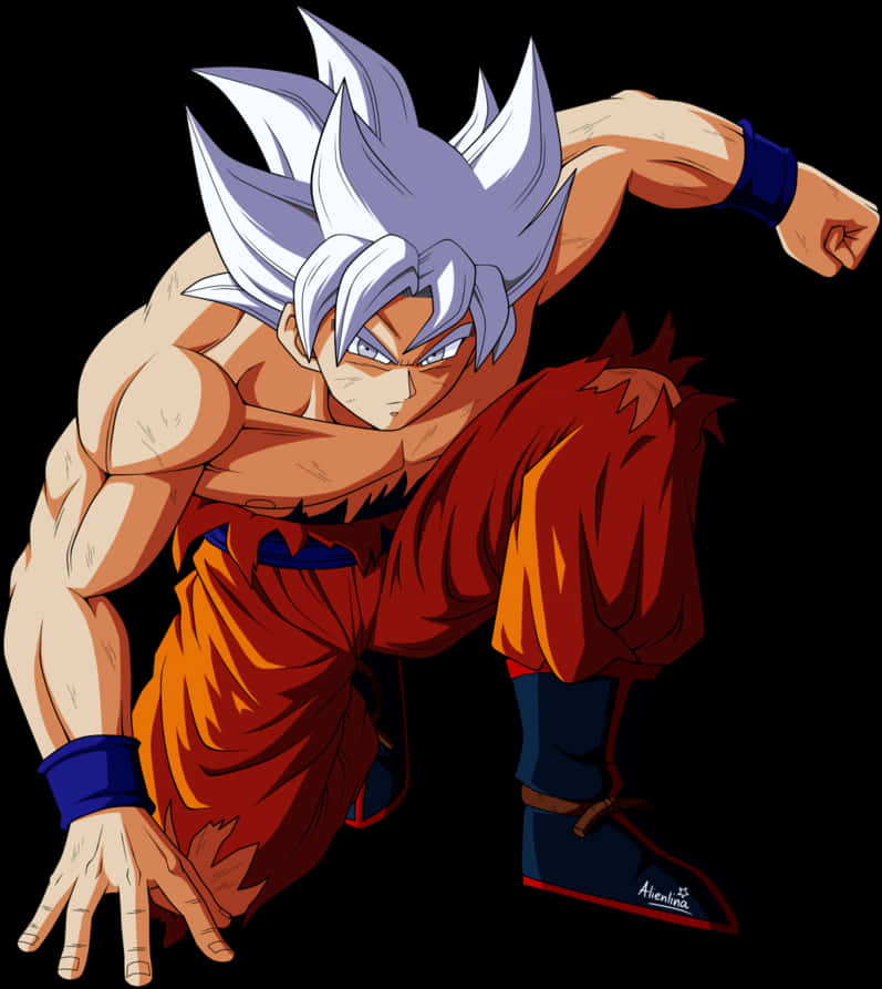 Ultra Instinct Goku Power Stance PNG Image Ultra Instinct Goku Power Stance PNG Image