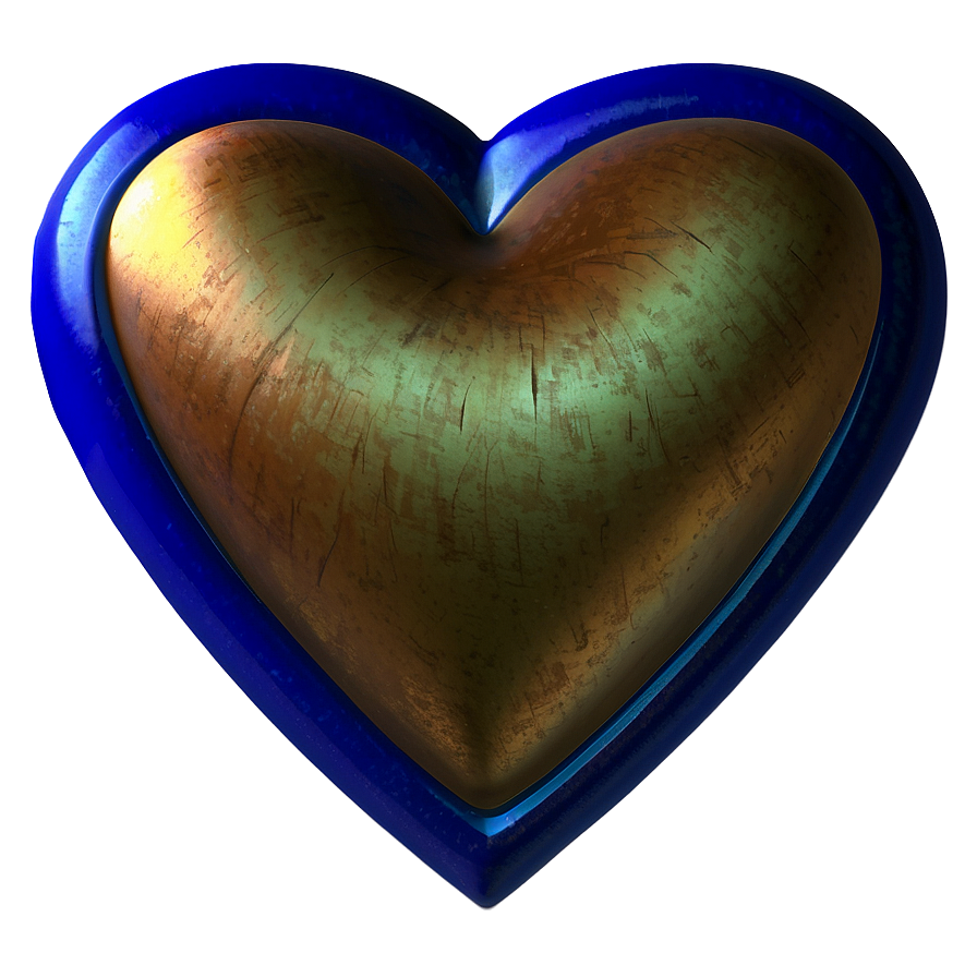 Ultramarine Blue Heart Icon Png 24