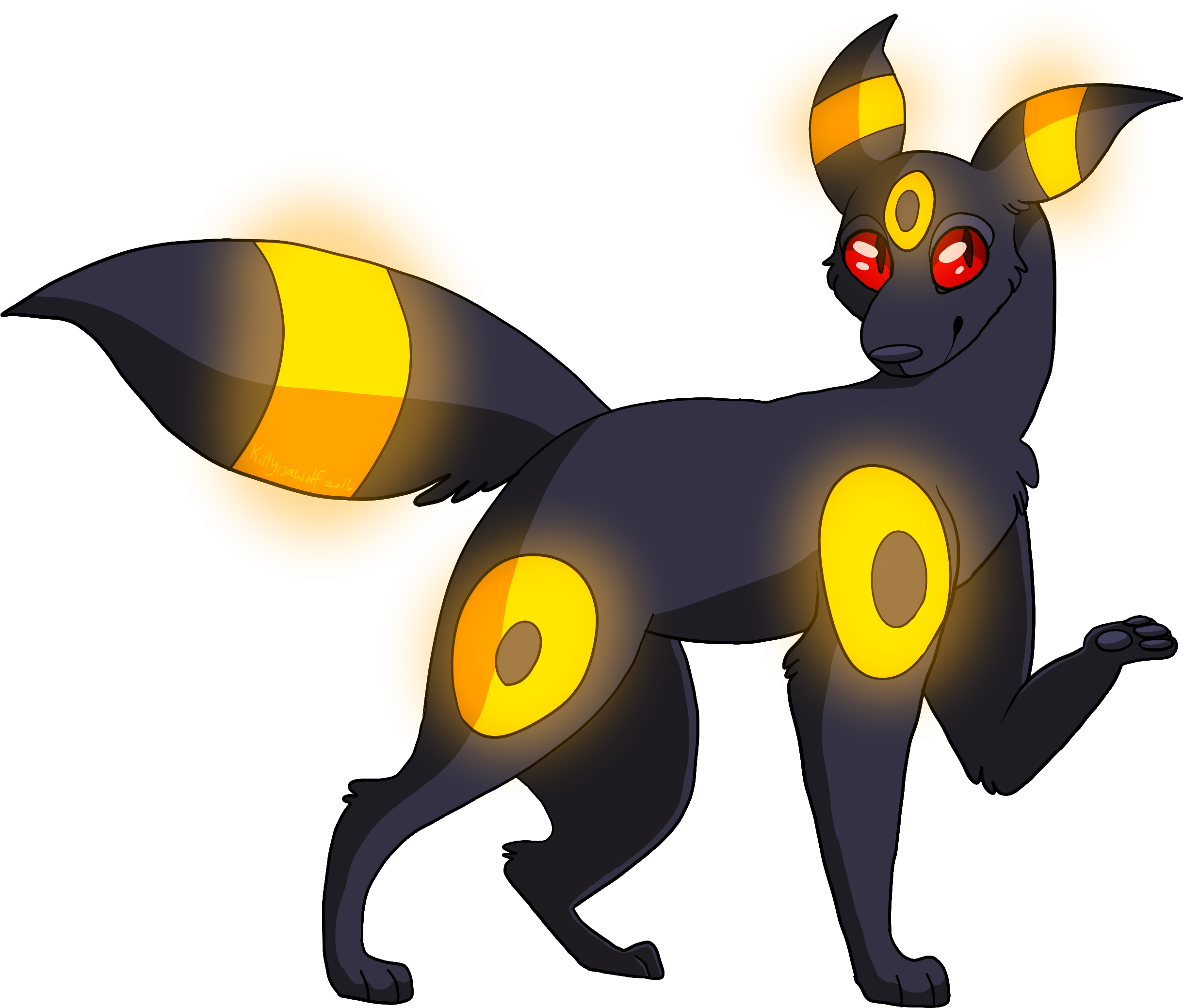 Umbreon Pokemon Illustration