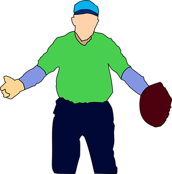 Umpire Signaling Outin Cricket