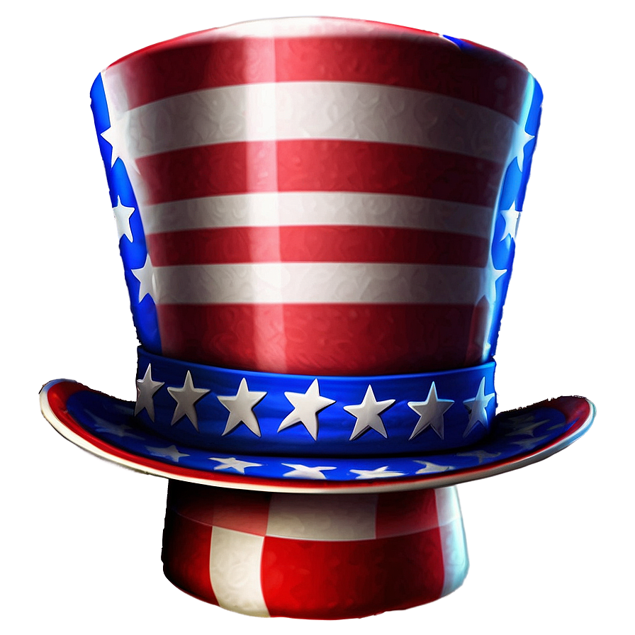 Uncle Sam Hat 4th Of July Png Vkh