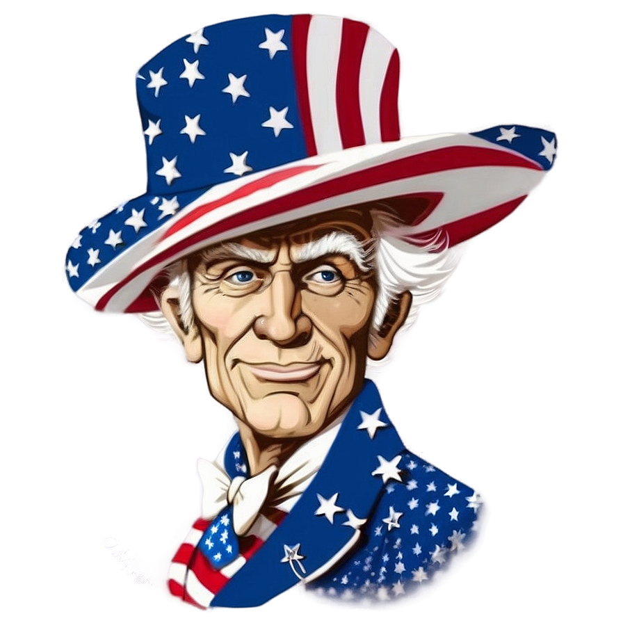 Uncle Sam Patriotic Png Fjg