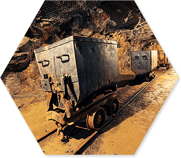 Underground Mining Cart Track