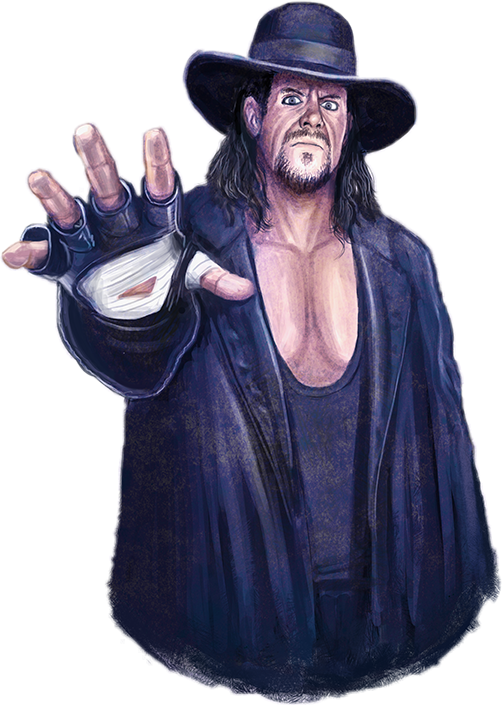 Undertaker Wrestling Legend Illustration