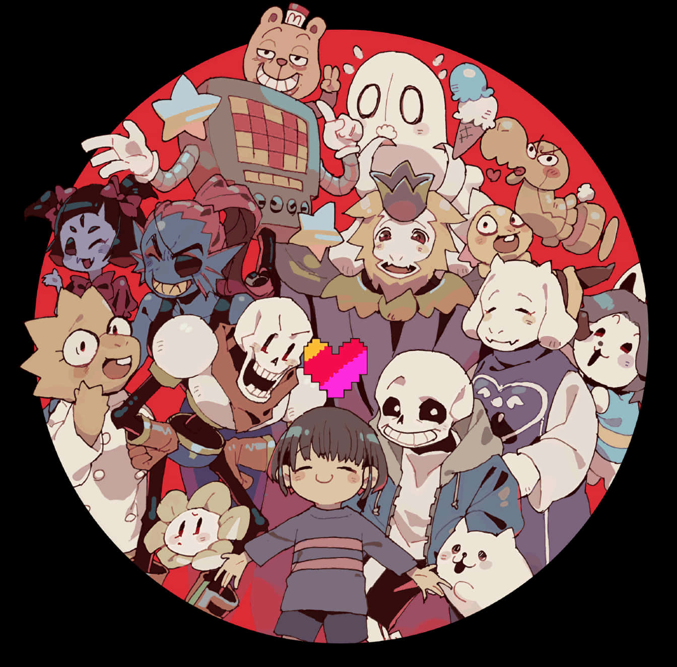 Undertale Characters Gathering