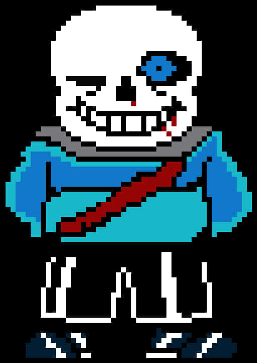 Undertale Sans Pixel Art