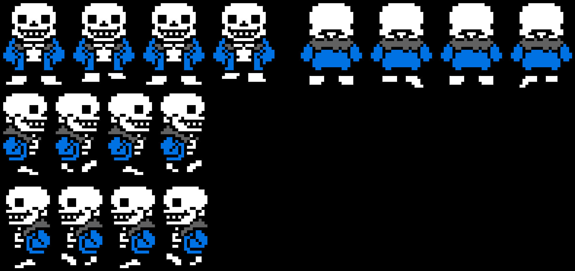 Undertale Sans Sprite Sheet