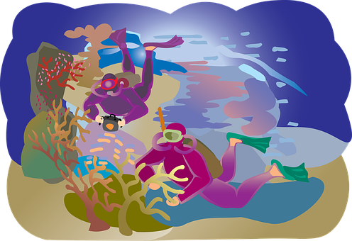 Underwater Adventure Illustration