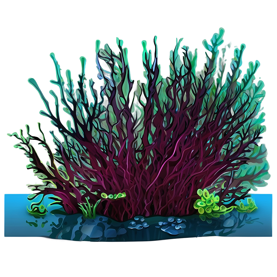 Underwater Algae Scene Png Yby