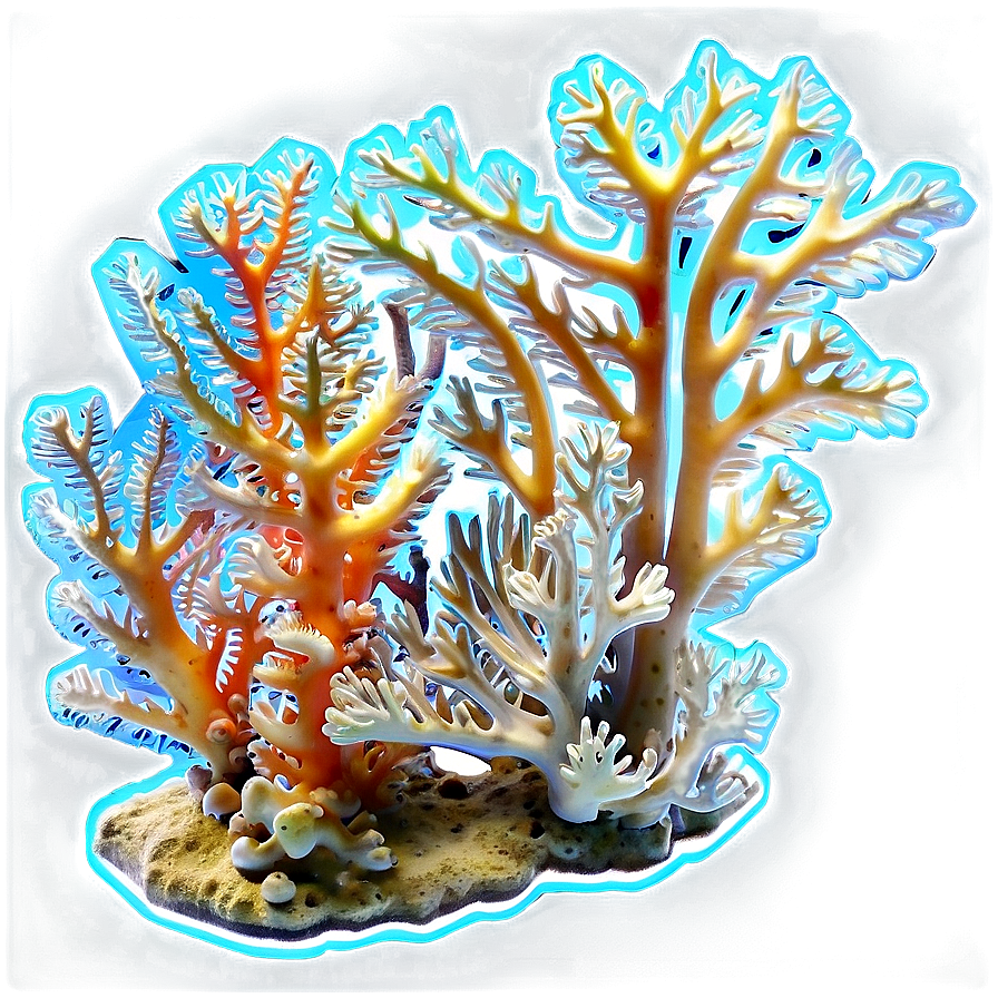 Underwater Coral Landscape Png Kuj