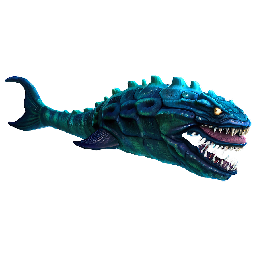 Underwater Sea Monster Png 7