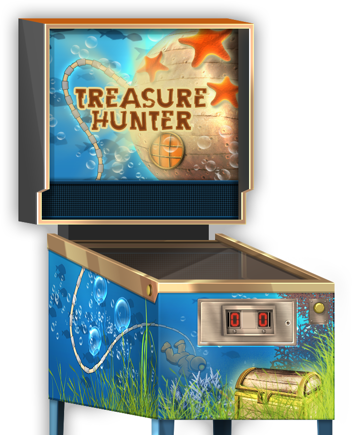 Underwater Themed Arcade Cabinet