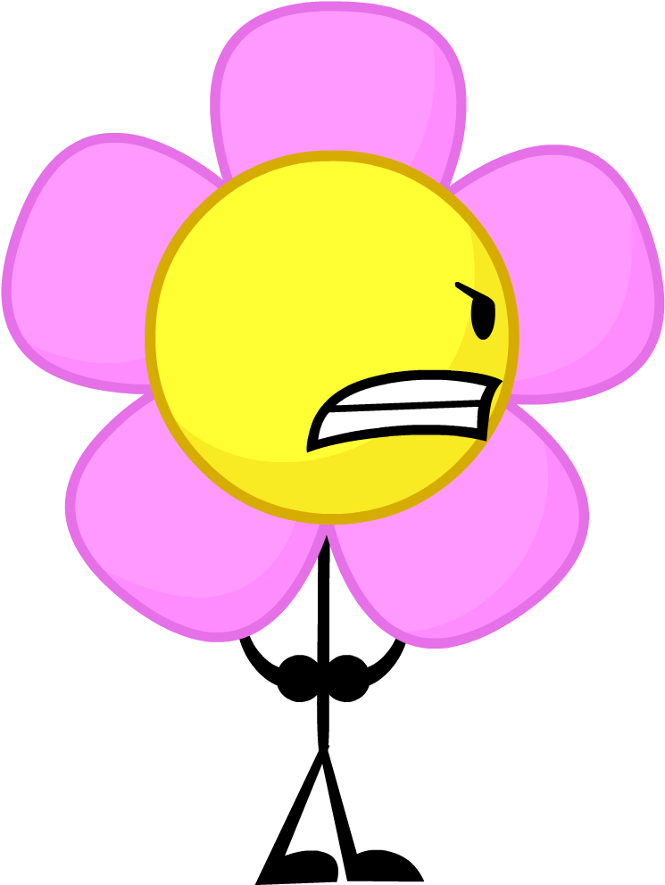 Unhappy Flower Cartoon