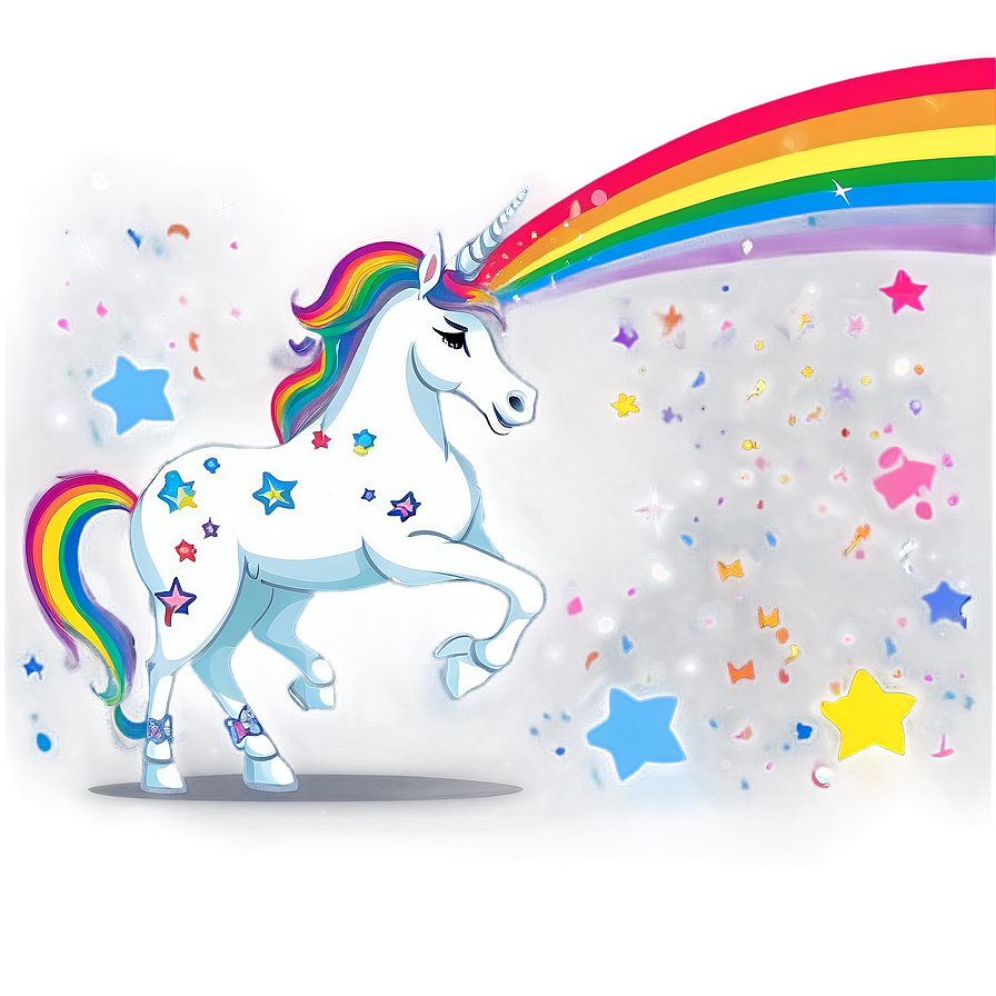 Unicorn And Stars Clipart Png Wpx65