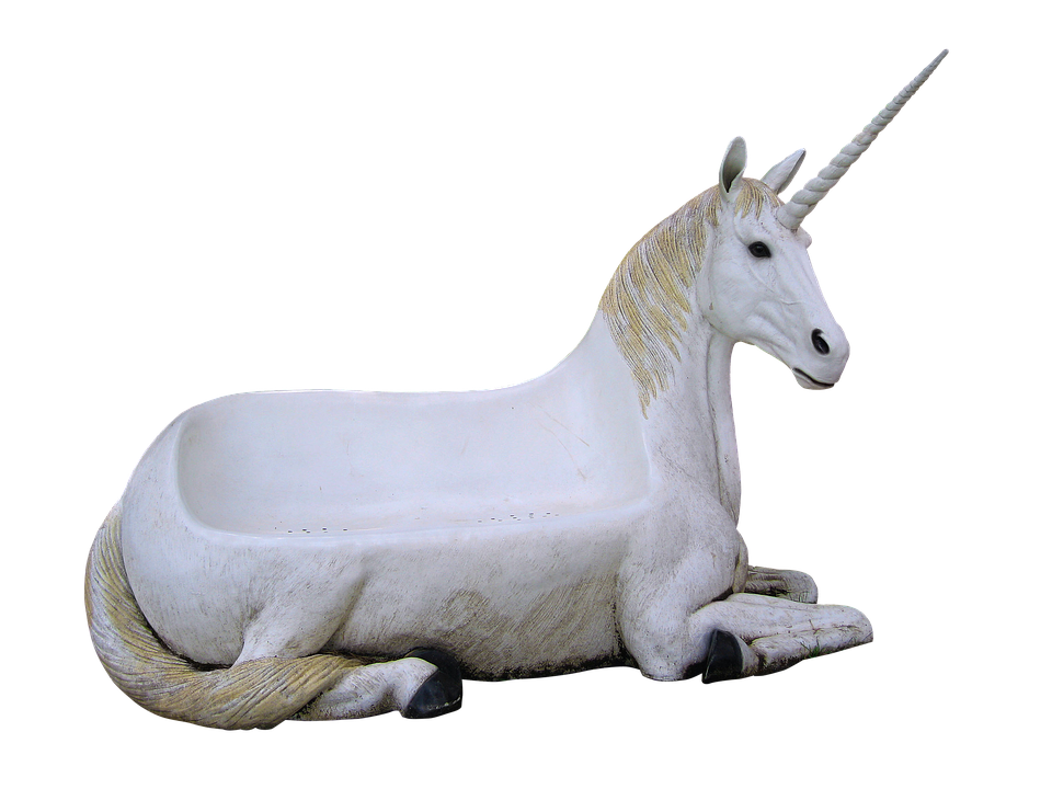 Unicorn Bathtub Sculpture