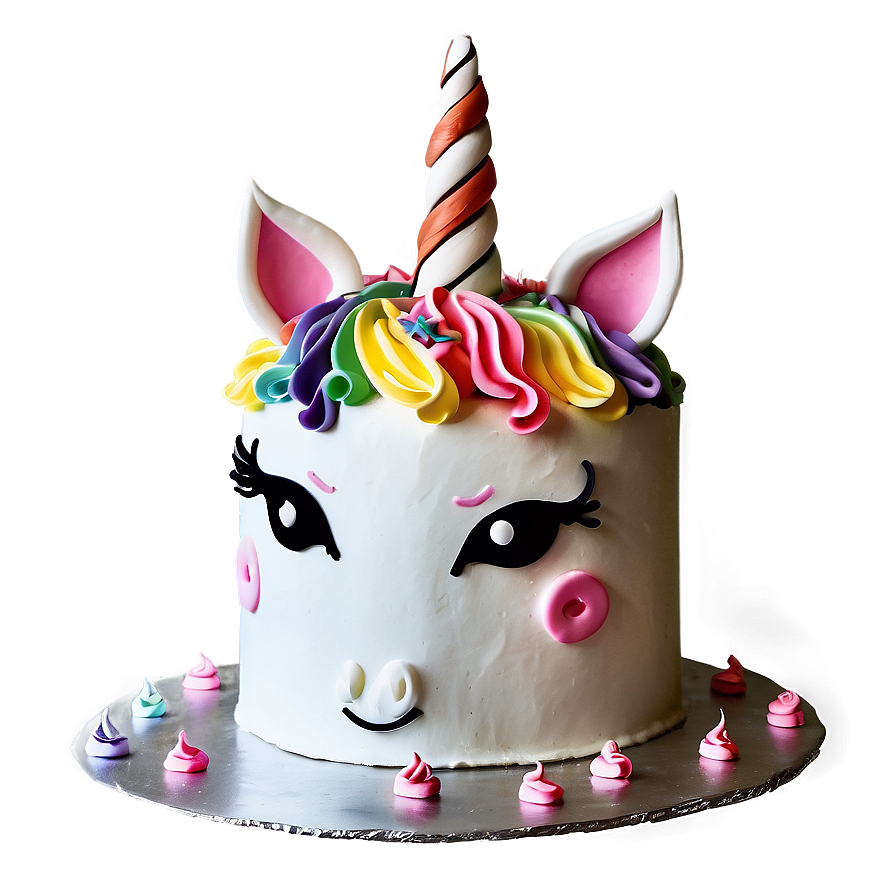 Unicorn Cake Png Xai