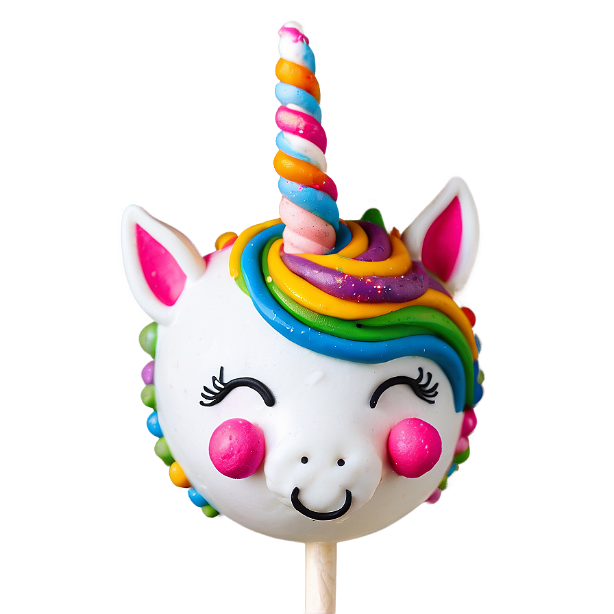 Unicorn Cake Pops Png 06272024