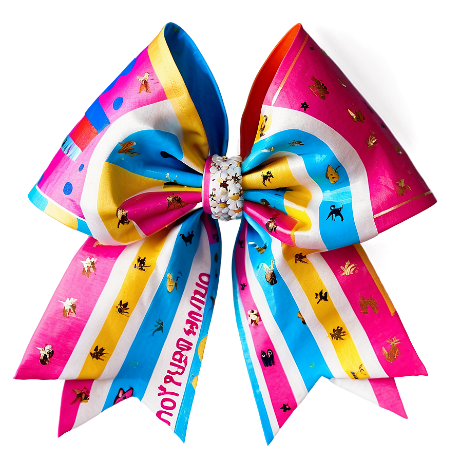 Unicorn Cheer Bow Png 06212024