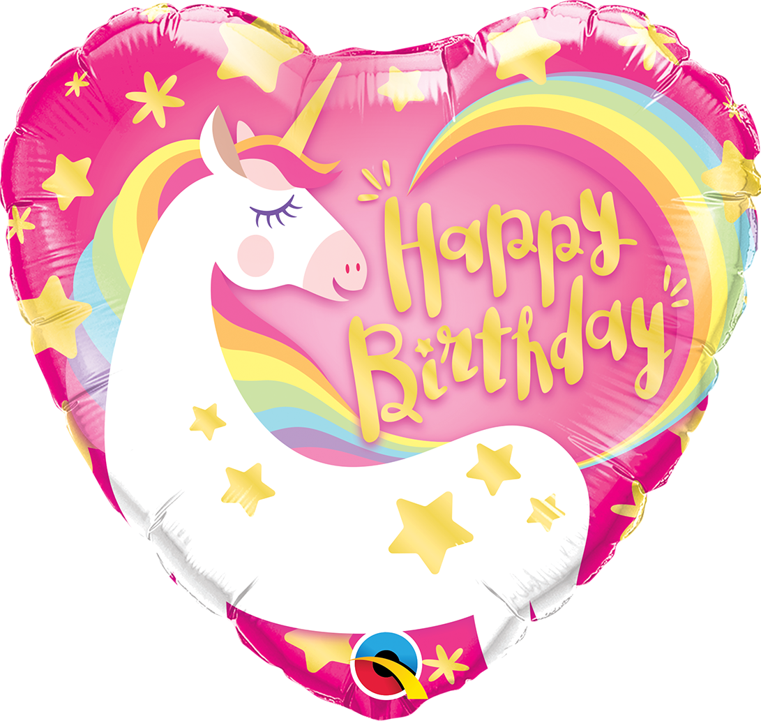 Unicorn Happy Birthday Balloon