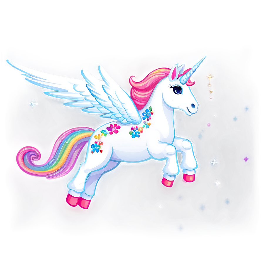 Unicorn With Wings Png 05032024