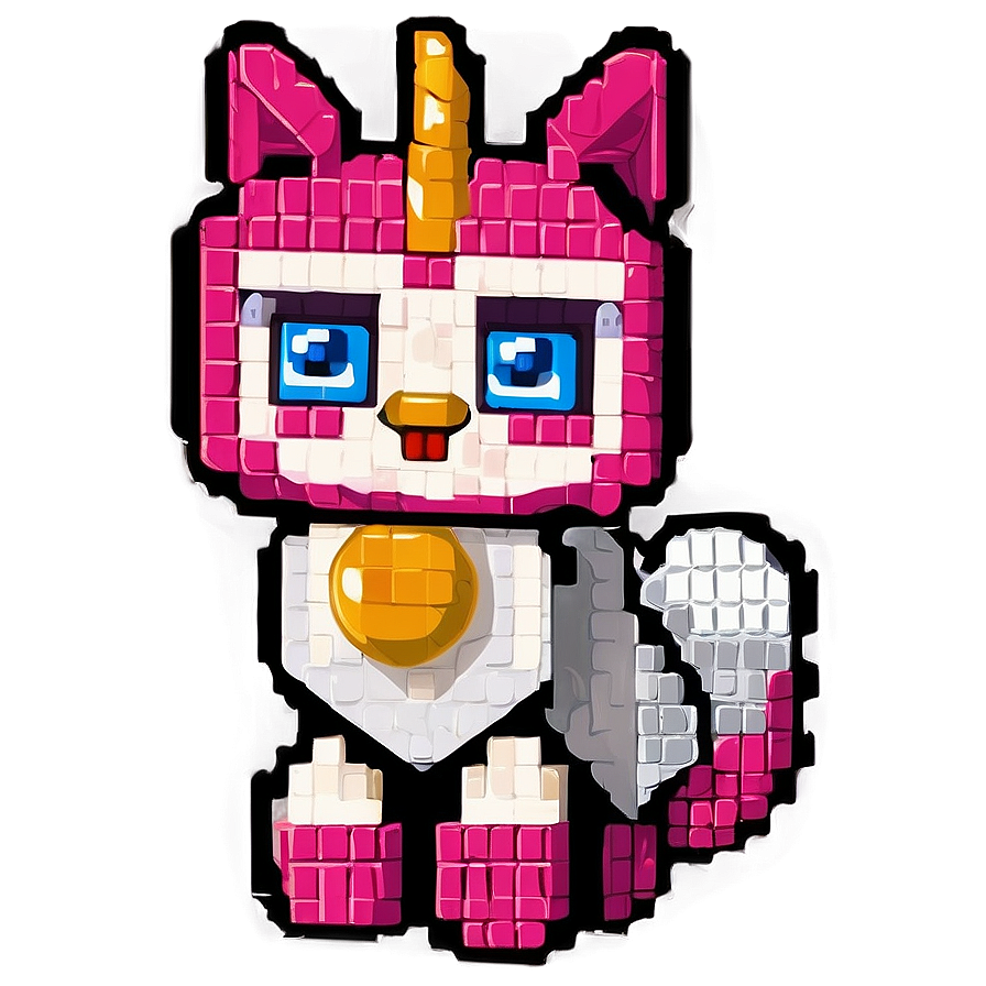 Unikitty Pixel Art Png 06242024