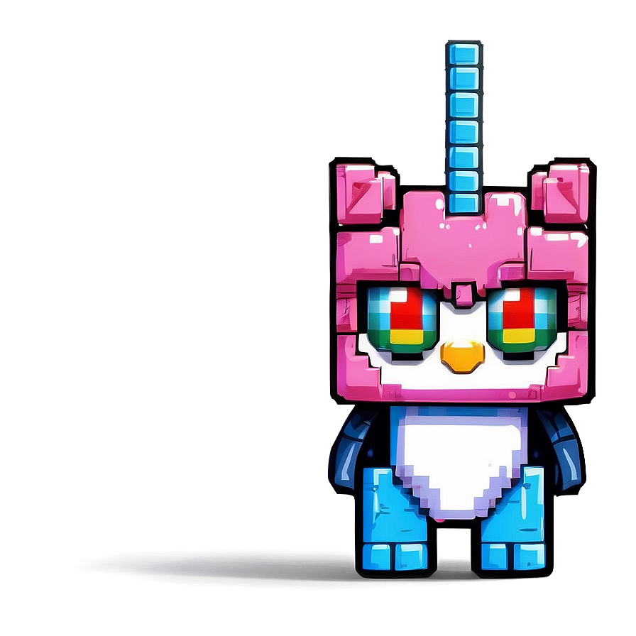 Unikitty Pixel Art Png Vso75