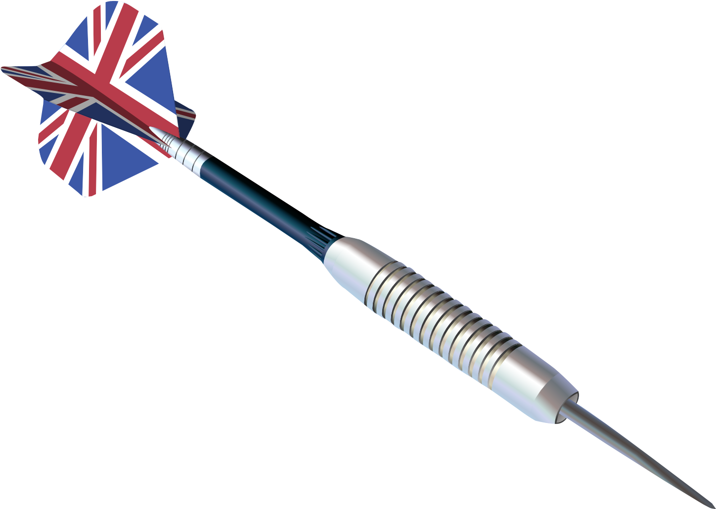 Union Jack Dart Isolated