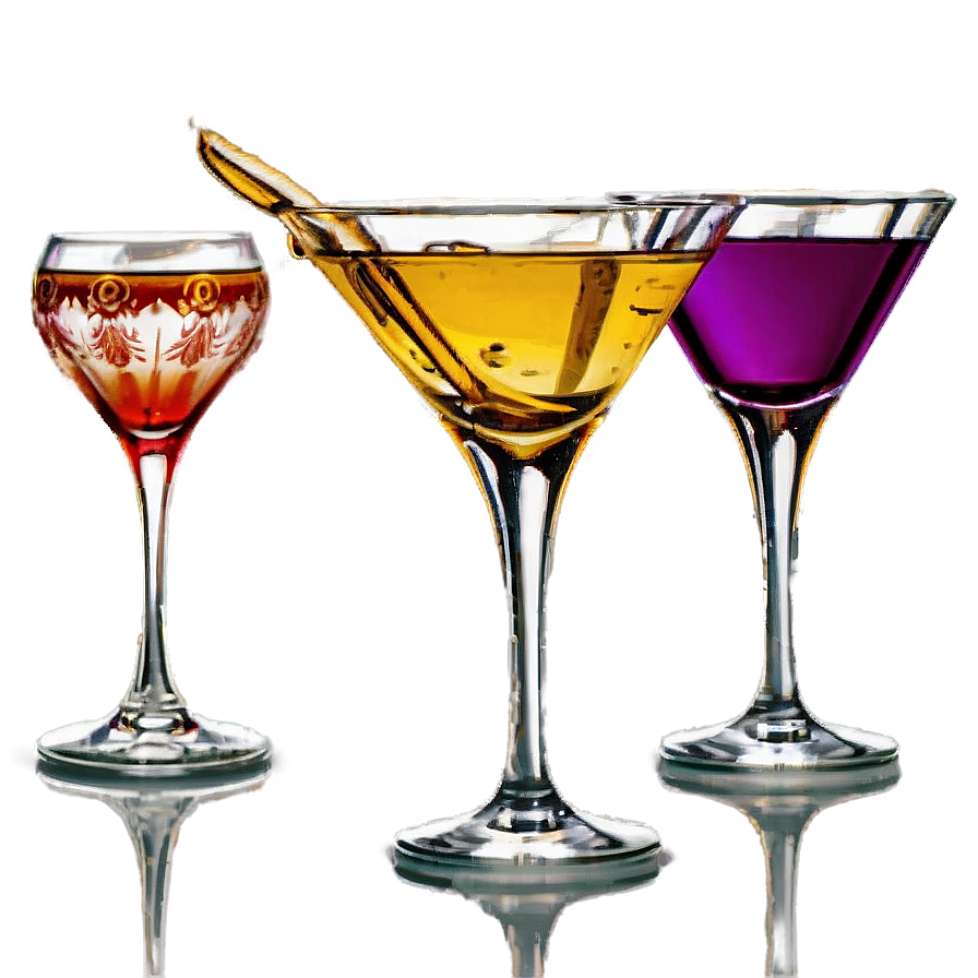 Unique Aperitif Glassware Png 06122024