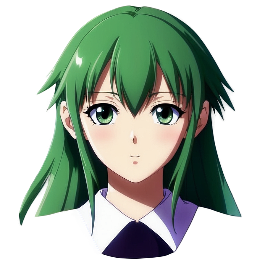 Unique Green Haired Anime Png Download Iiq65