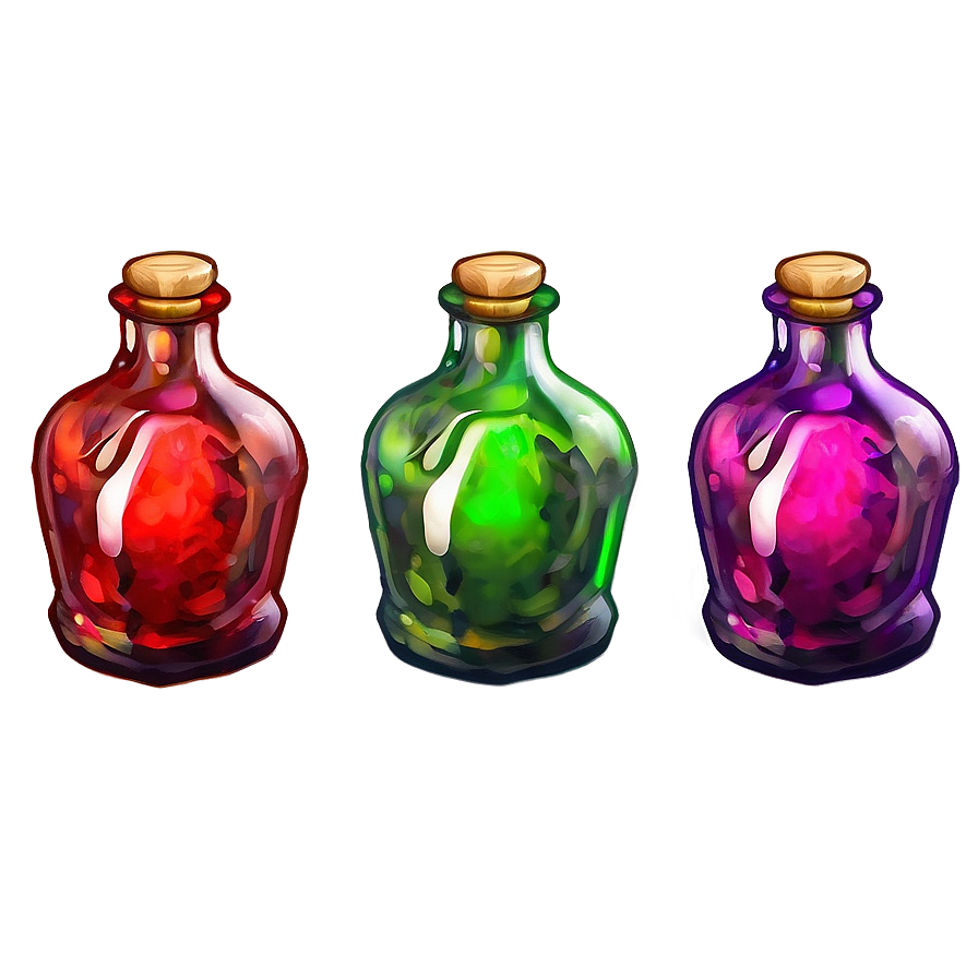 Unique Potion Bottle Png 54