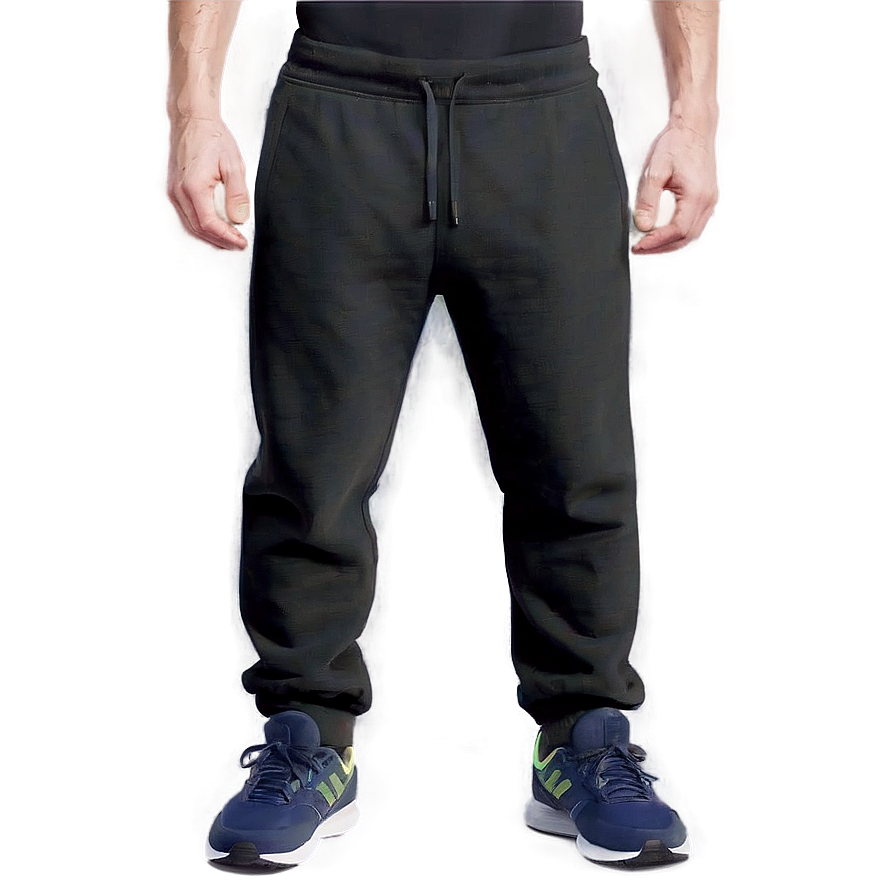 Unisex Black Sweatpants Png Fbd77