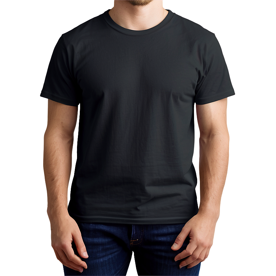 Unisex Black T Shirt Png 05252024