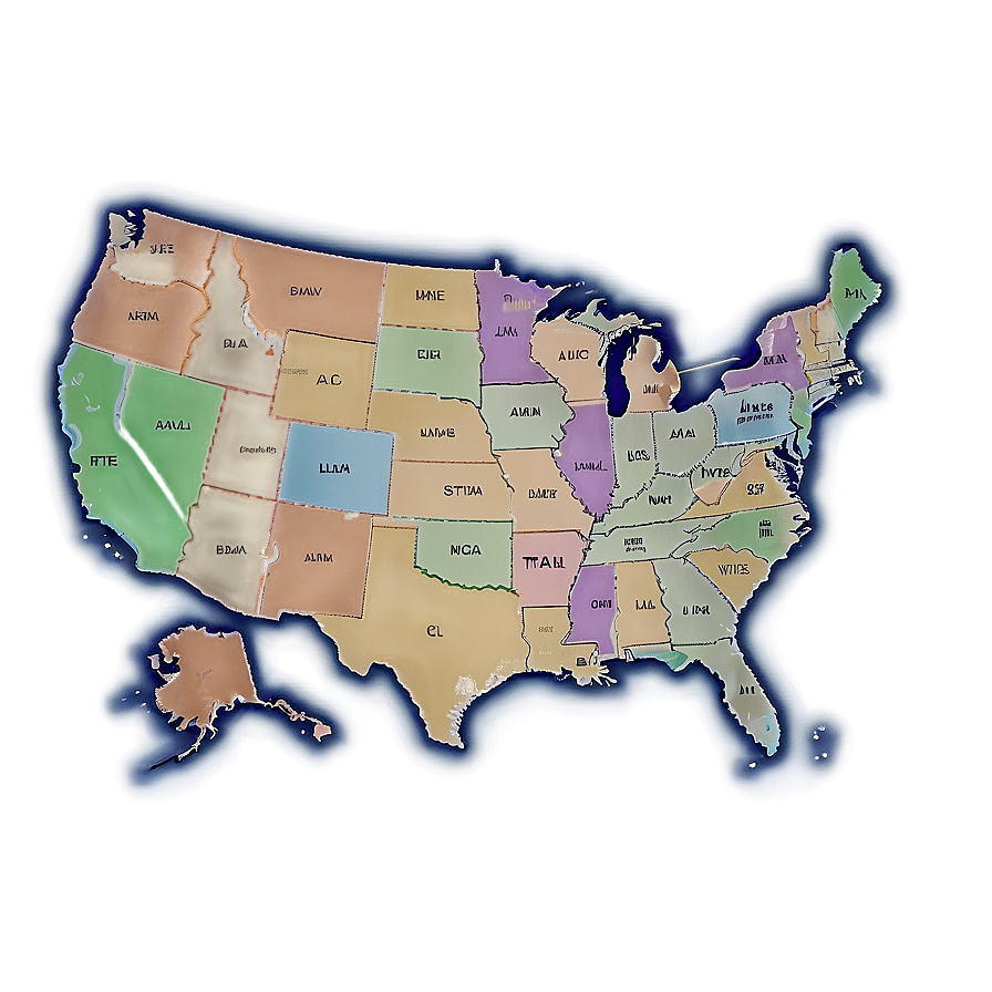 United States Map Png Vnu