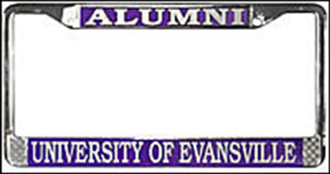 Universityof Evansville Alumni License Plate Frame