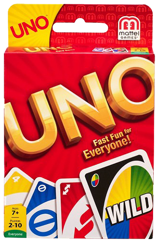 Uno Card Game Packaging