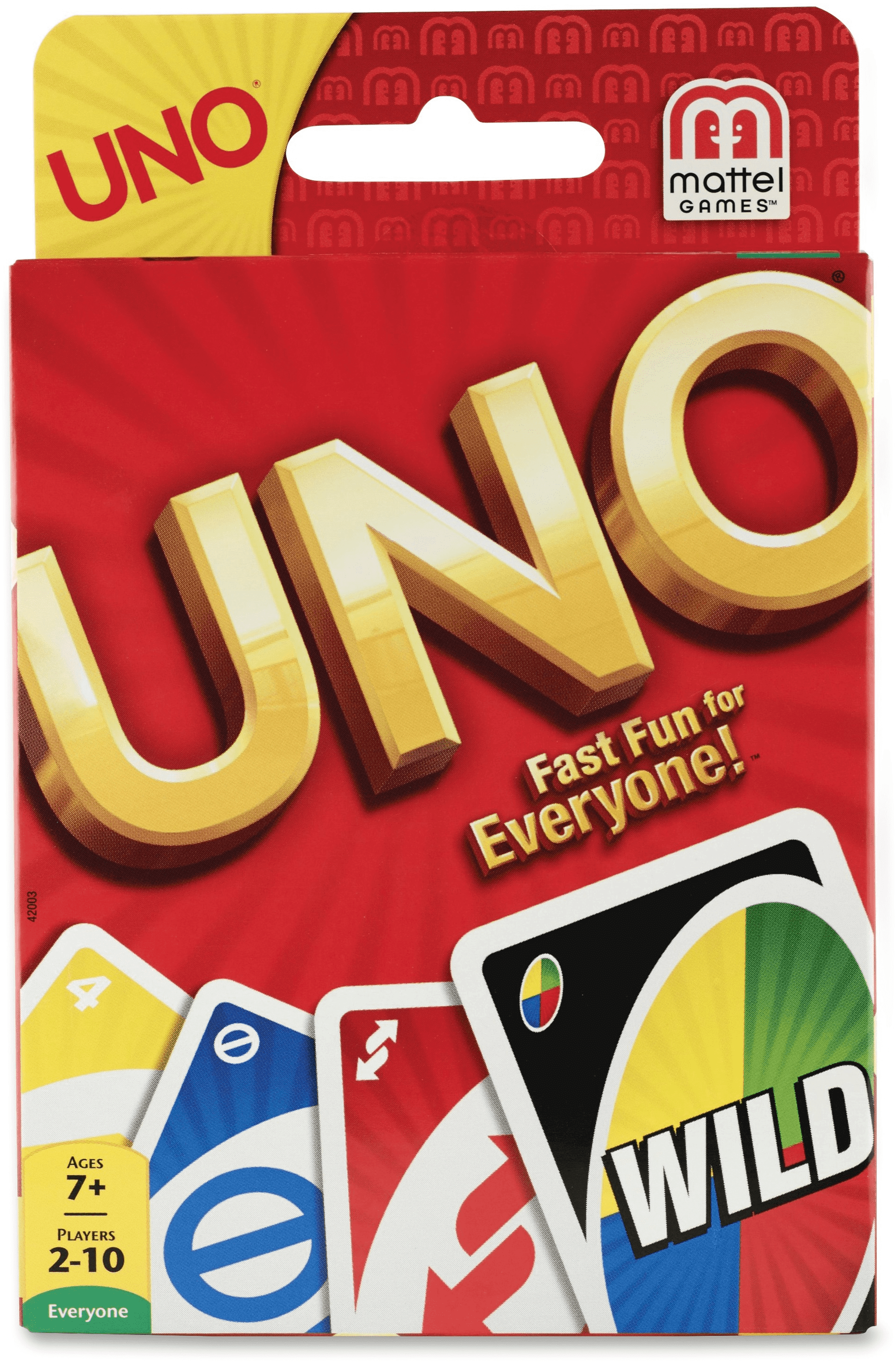 Uno Card Game Packaging