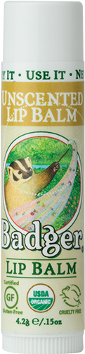 Unscented Badger Lip Balm Product