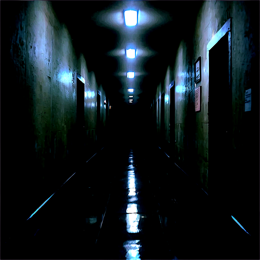 Unsettling Dark Corridor Png Pma28