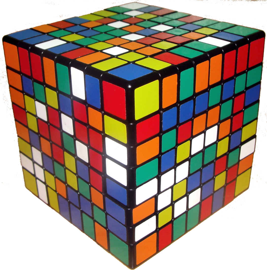 Unsolved Large Rubik Cube