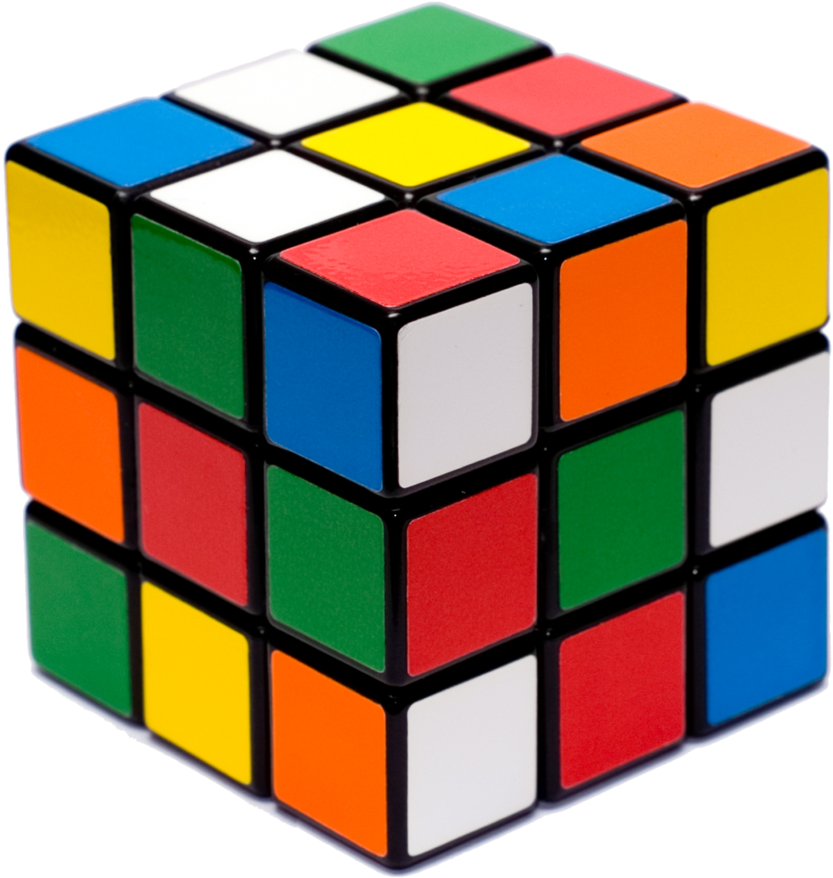 Unsolved Rubiks Cube