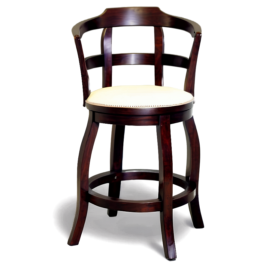 Upholstered Barstool Seat Png 34