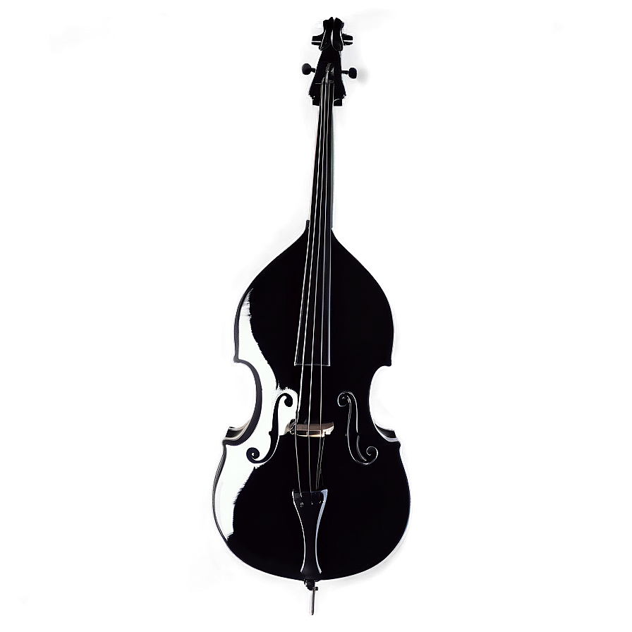 Upright Bass Silhouette Png 78