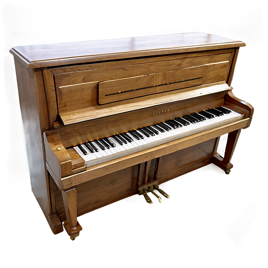 Upright Piano In Natural Light Oak Png 47