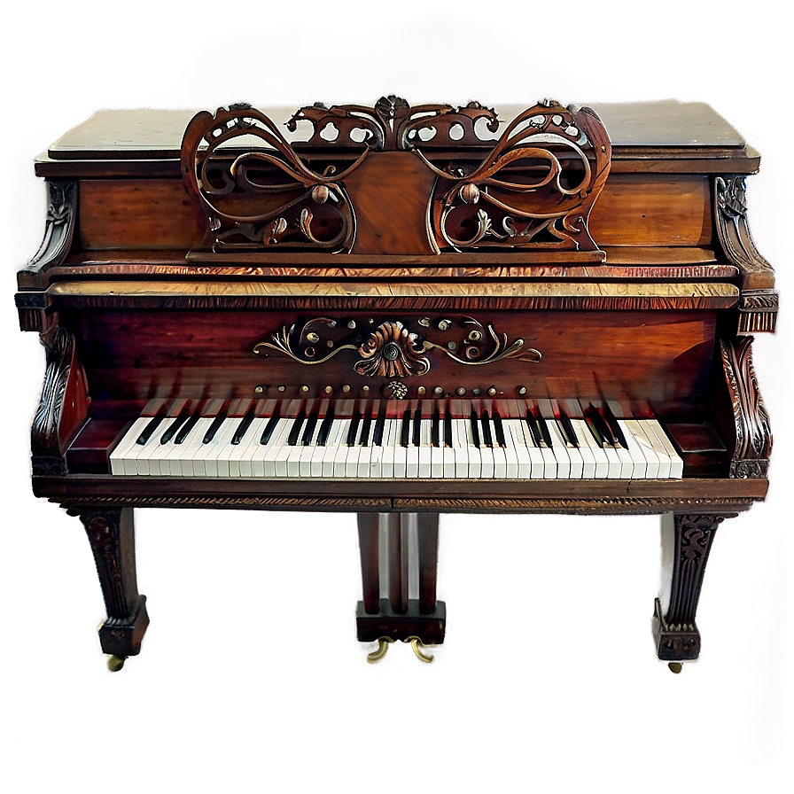 Upright Piano In Victorian Style Png 06272024