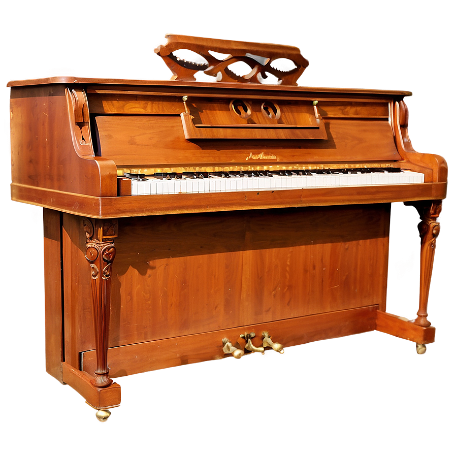 Upright Piano With Bench Png 89