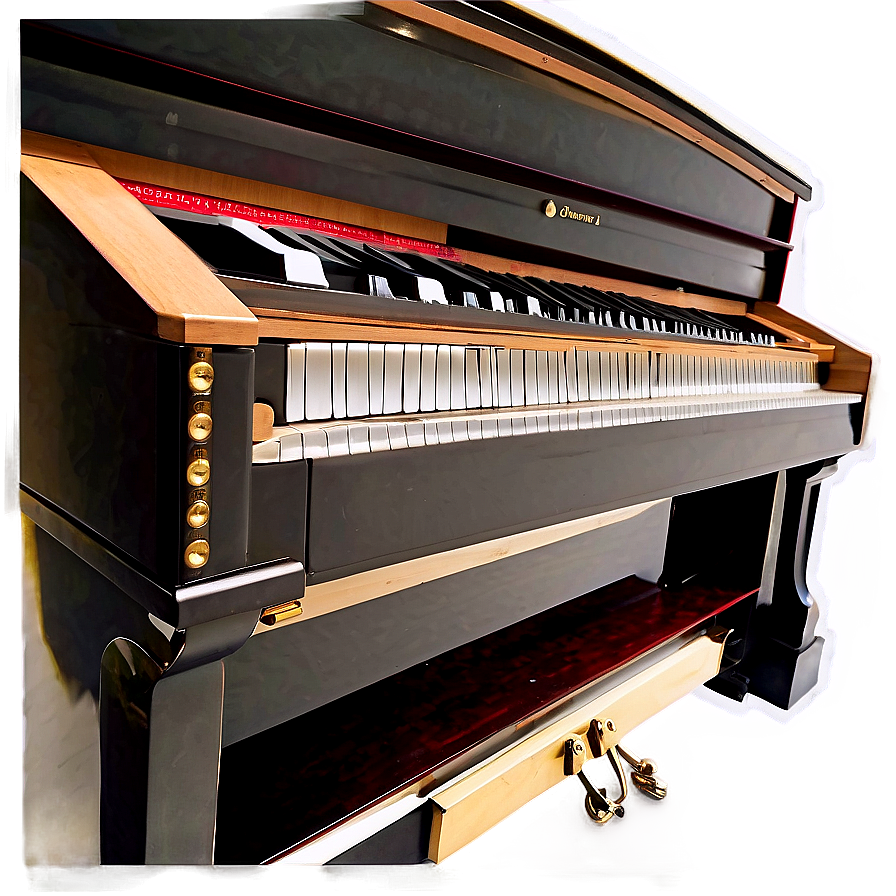 Upright Piano With Built-in Metronome Png Pbn